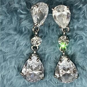 Elegant Silver Drop Earrings